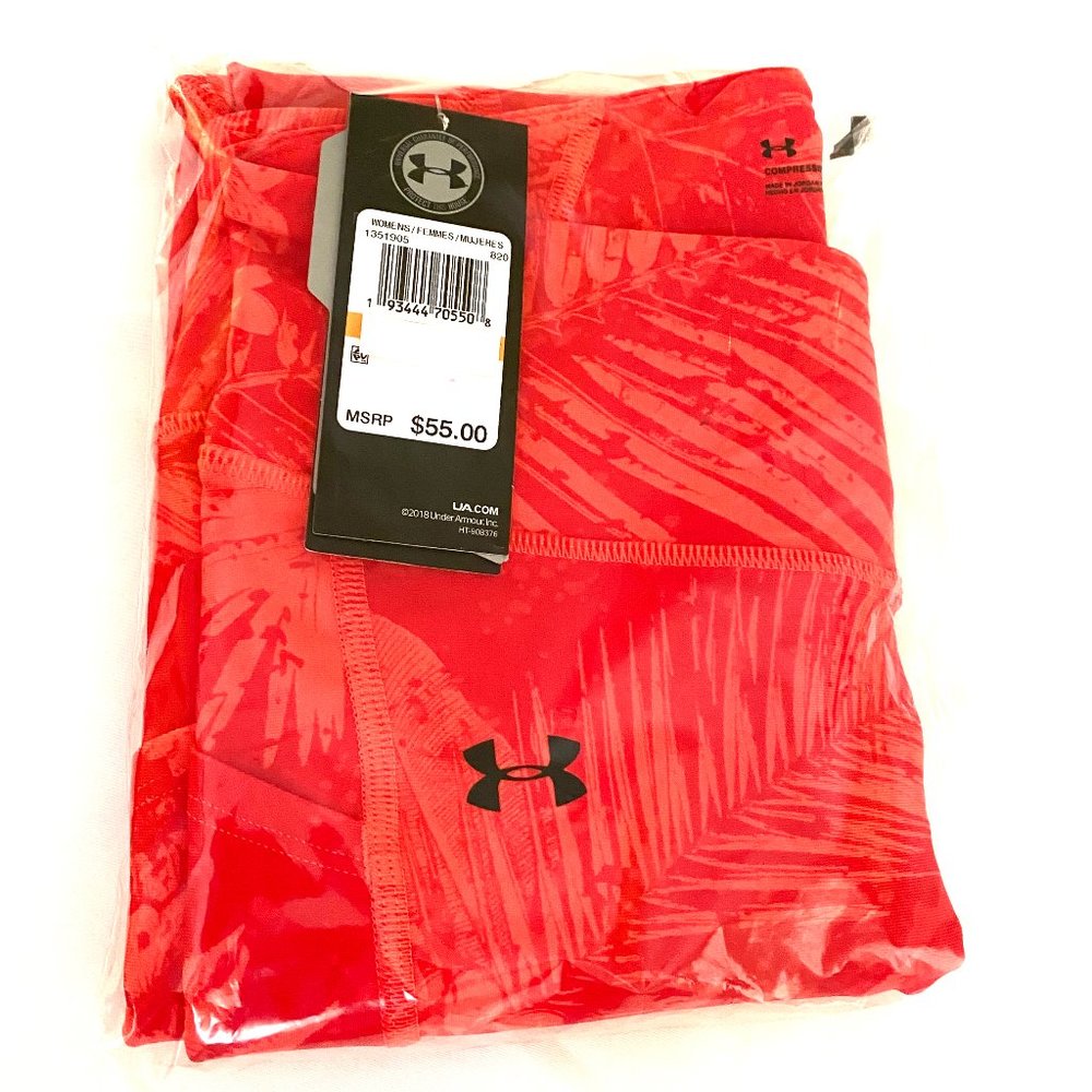🌸Sale🌸 Under Armour Ankle Crop Tights Women's Size Pant 1351905 820 - Picture 6 of 6
